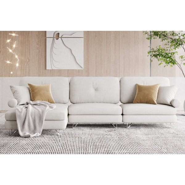 Wayfair Samples 4 Piece Upholstered Sectional Wayfair
